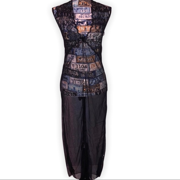 Plunge Neckline Maxi Lace w/ Matching Thong NWT - Picture 5 of 9